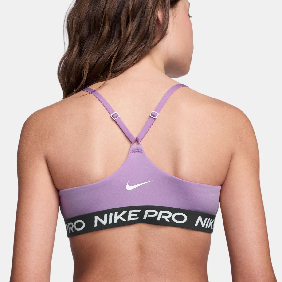 Top de menina Pro Nike Roxo-2