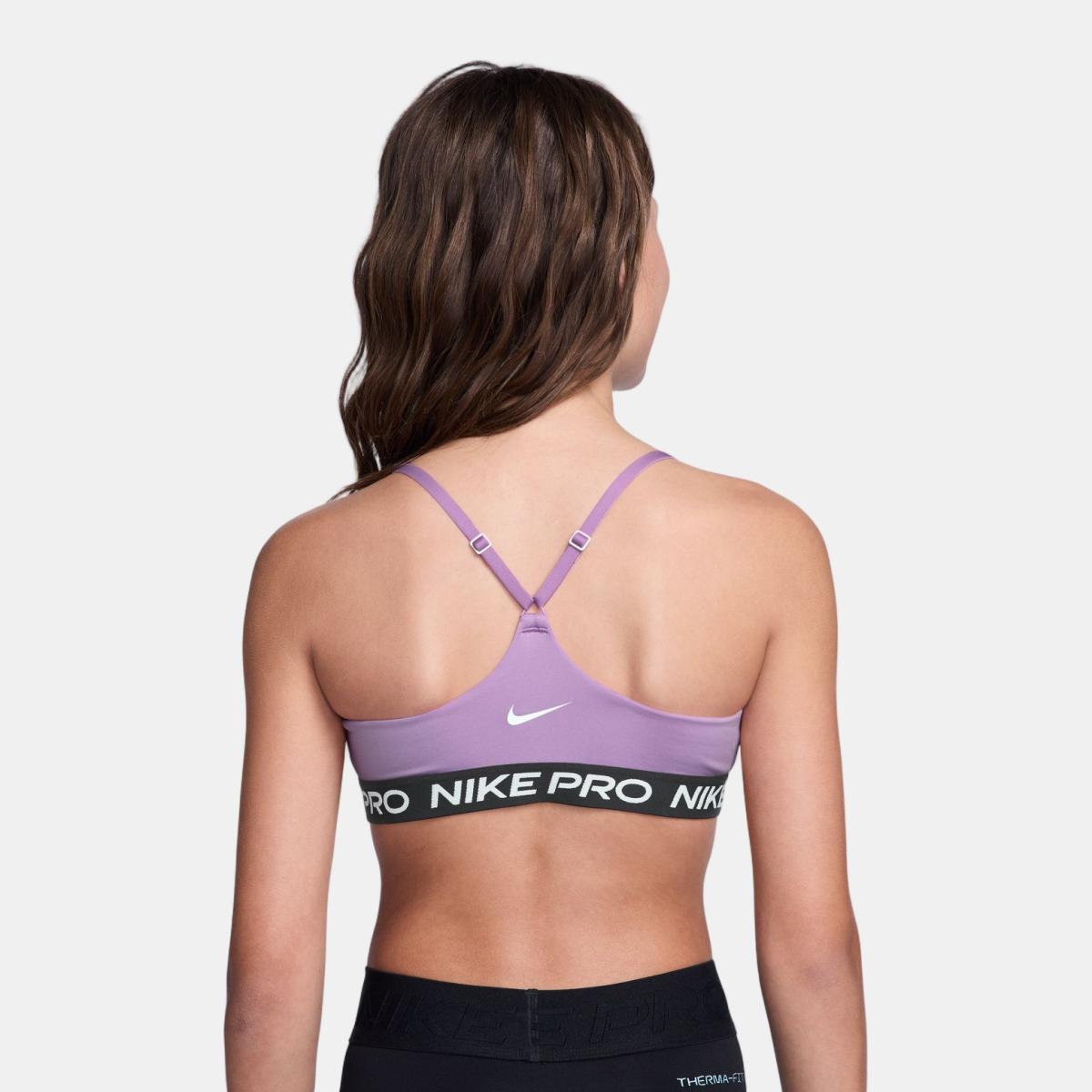Top de menina Pro Nike Roxo-3