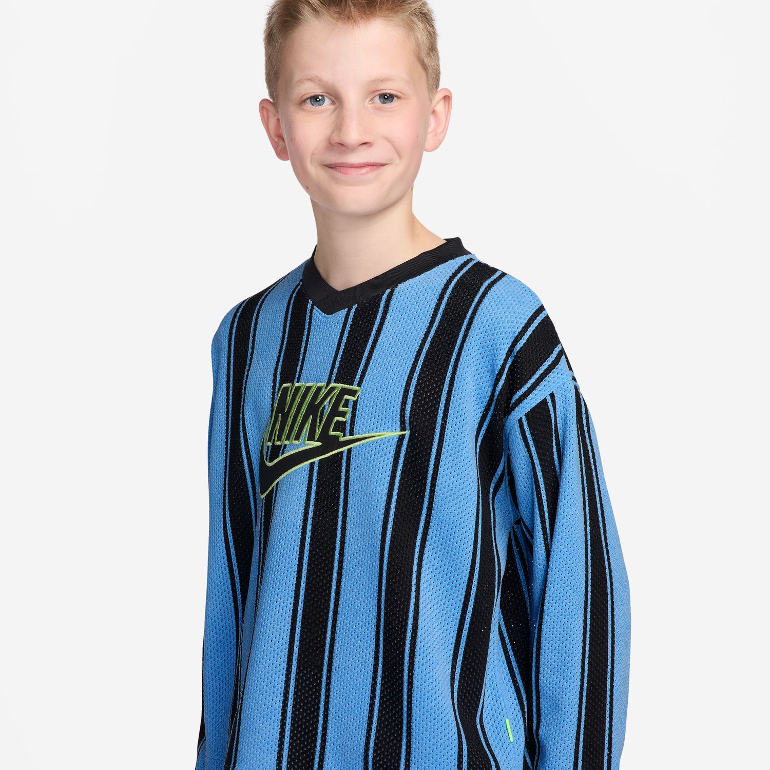 T-shirt de Criança Sportswear Collection Azul / Preto-3
