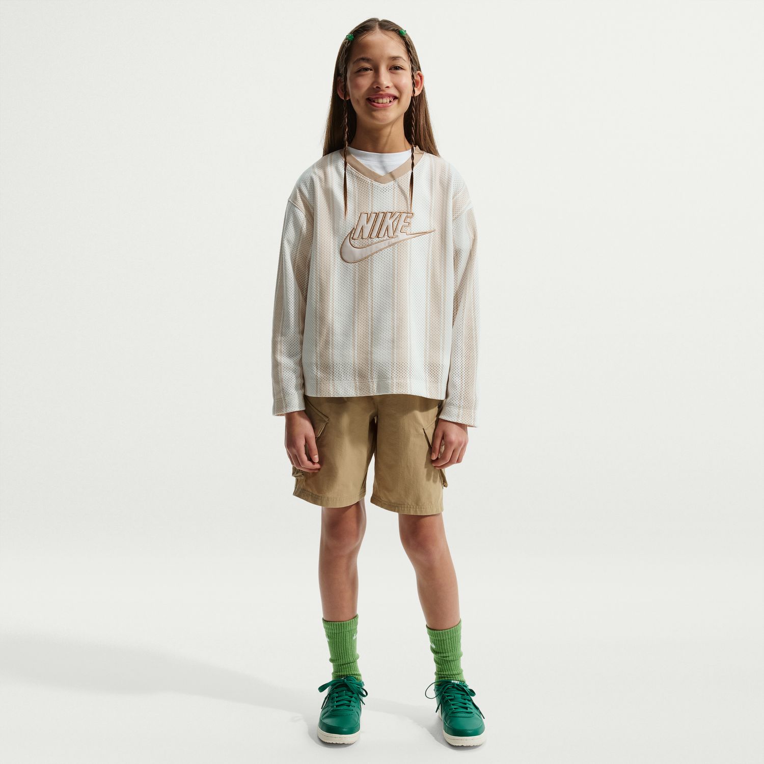 T-shirt de menino Sportswear Nike Multicolor-4