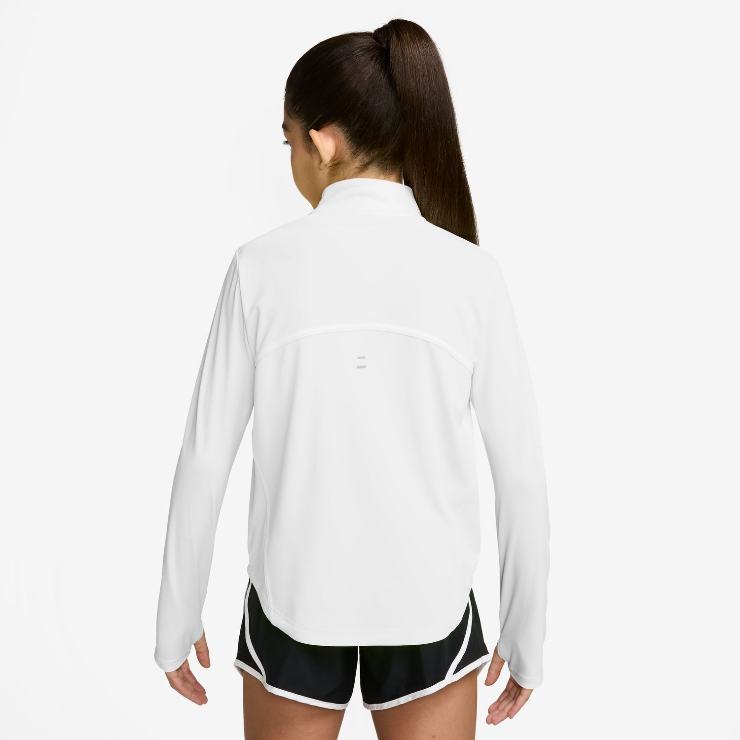 T-shirt de Menina G Nk DF Tempo LS Hz Branco-2
