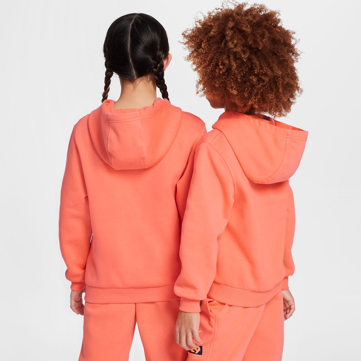 Sweatshirt de Criança Club Fleece Hoody Laranja-2