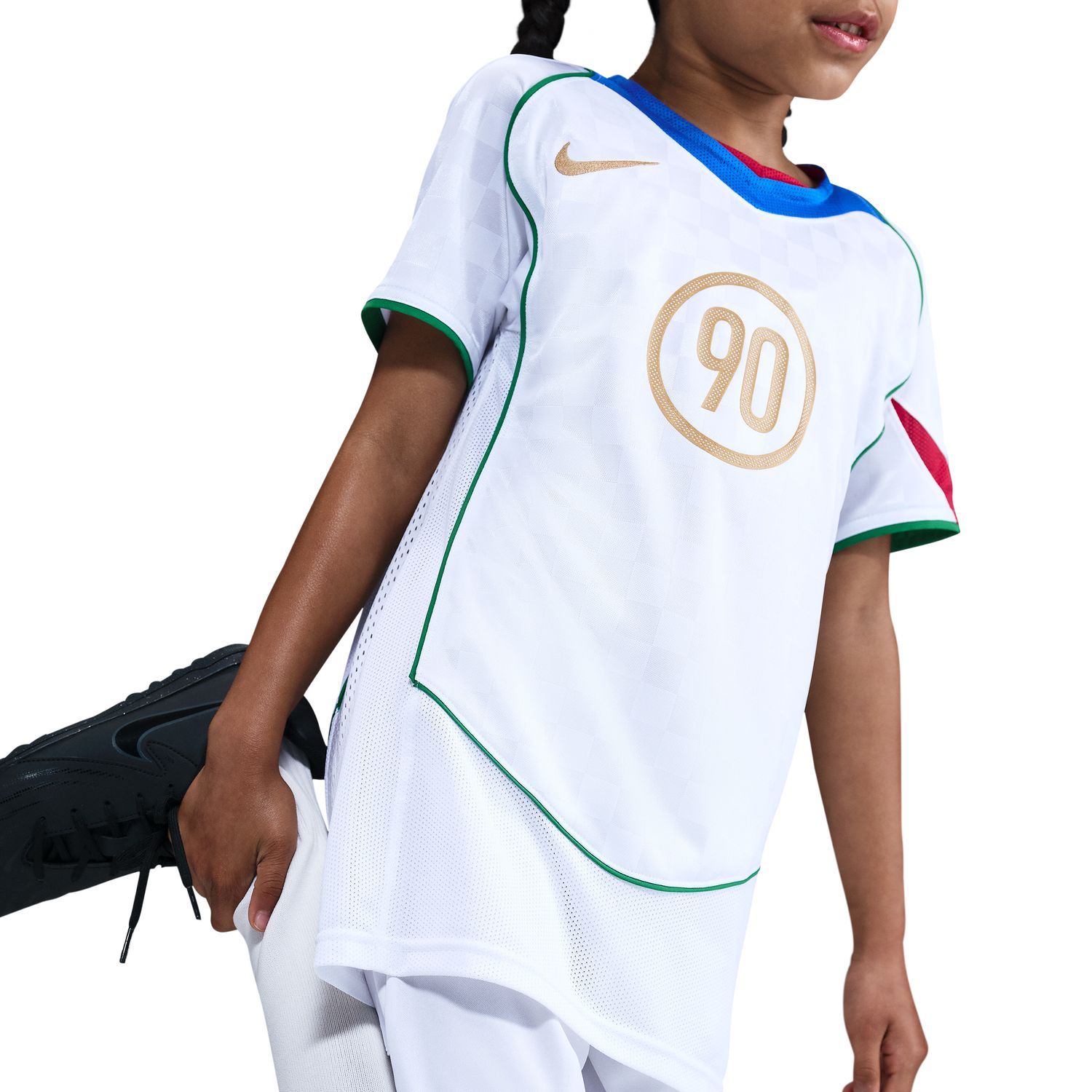 T-shirt de Criança Dri-FIT Total 90 Energy Branco-4
