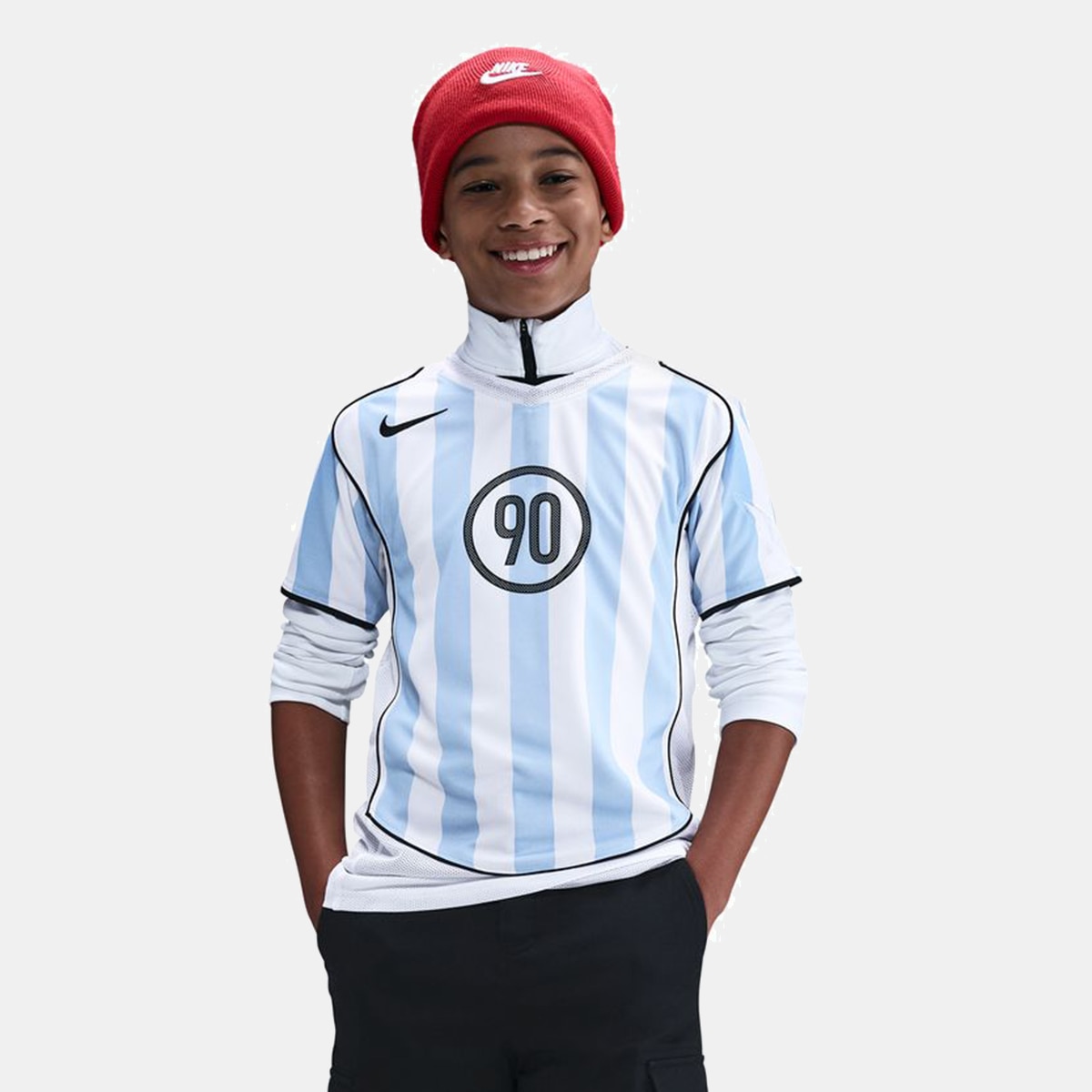 T-shirt de Criança Dri-FIT Total 90 Energy Azul-1