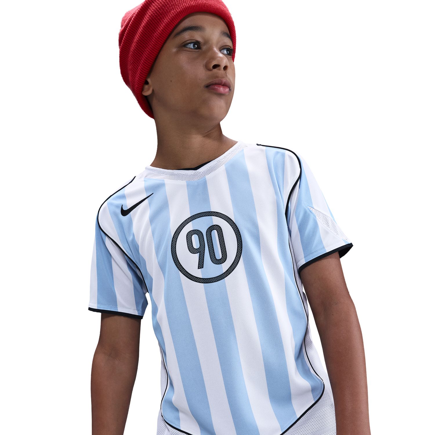 T-shirt de Criança Dri-FIT Total 90 Energy Azul-3