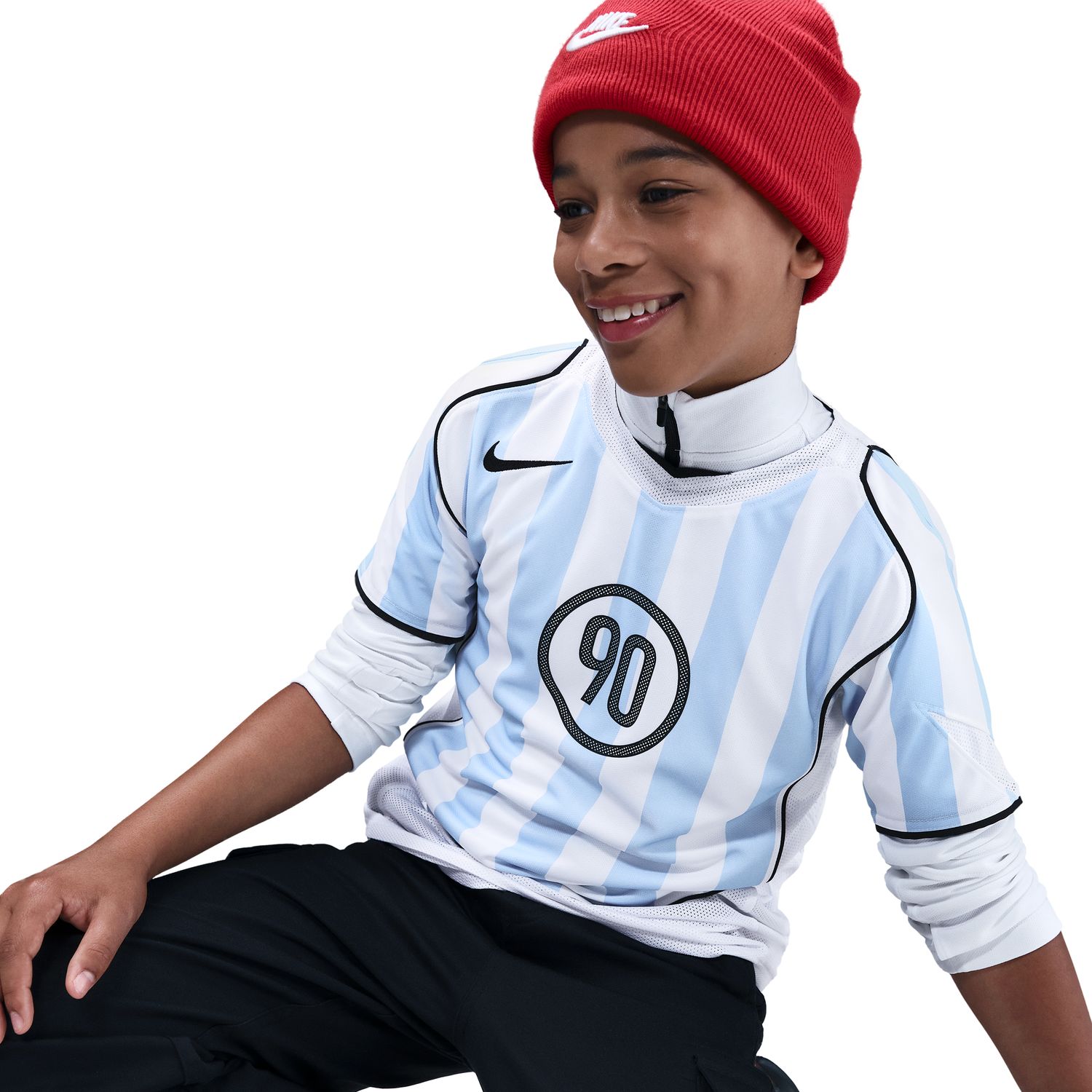 T-shirt de Criança Dri-FIT Total 90 Energy Azul-4