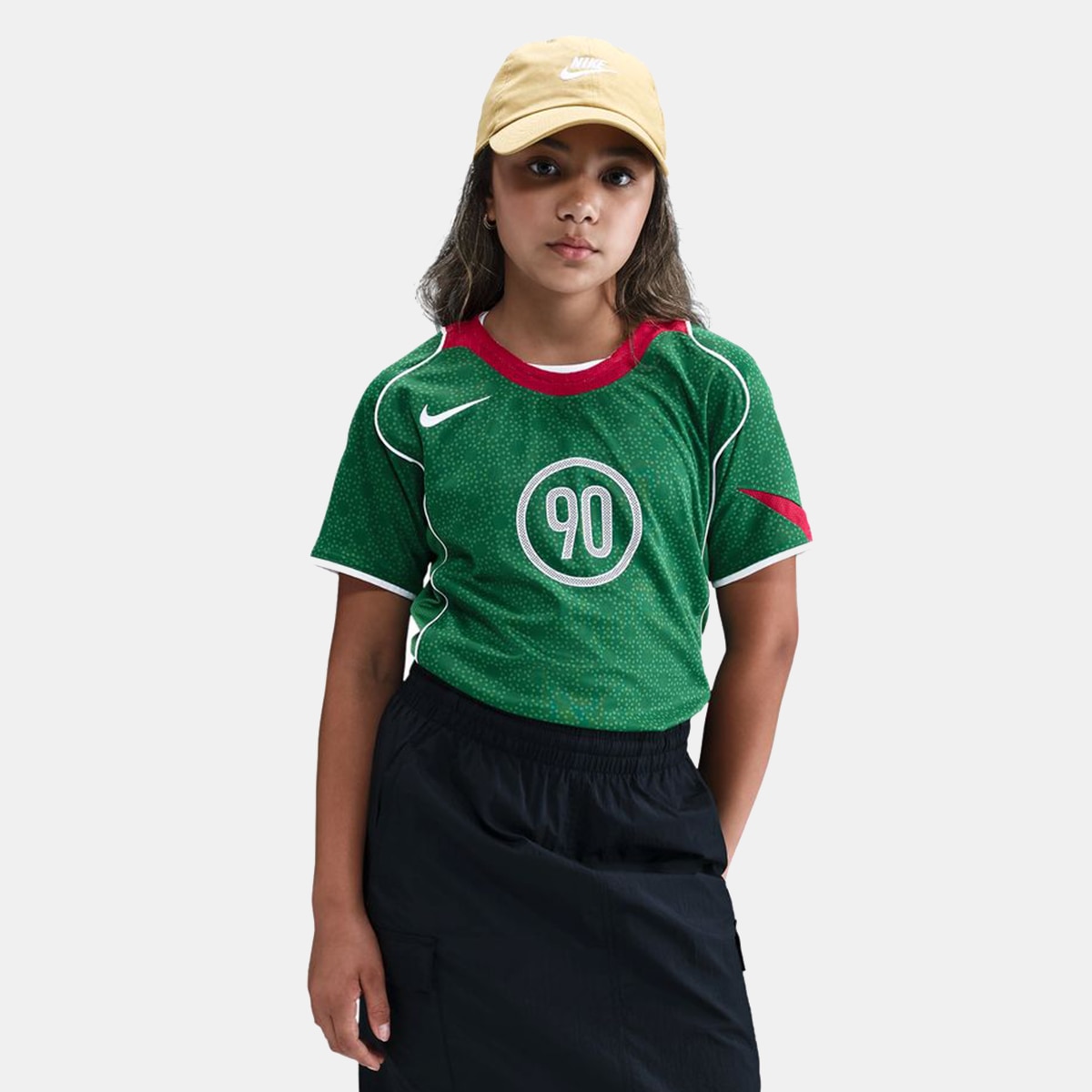T-shirt de Criança Dri-FIT Total 90 Energy Verde-1