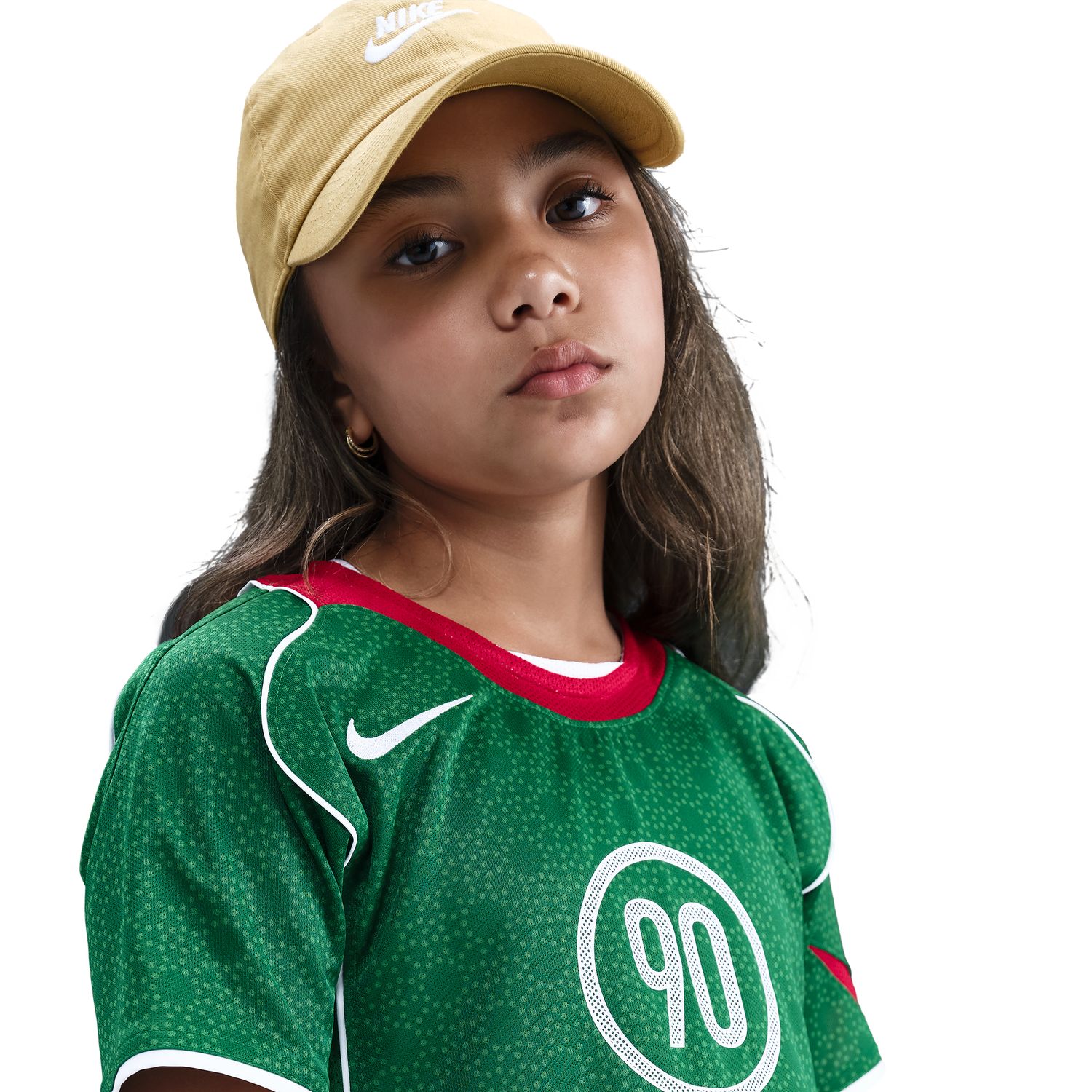 T-shirt de Criança Dri-FIT Total 90 Energy Verde-2