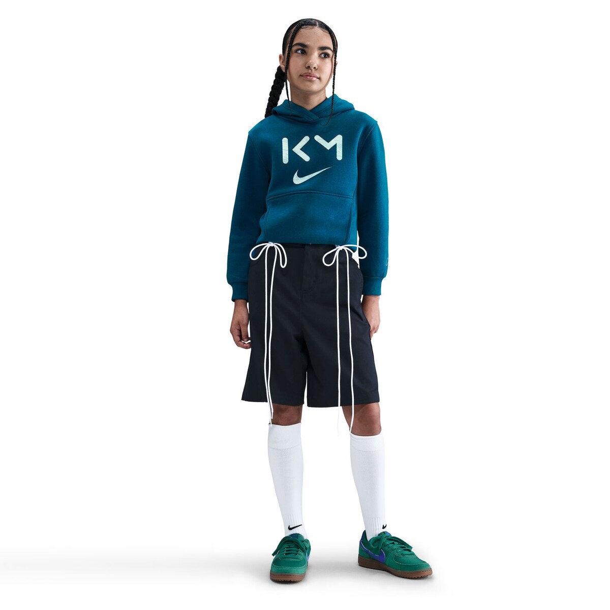 Sweatshirt de Criança KM Kylian Mbappé Club Fleece Azul-2