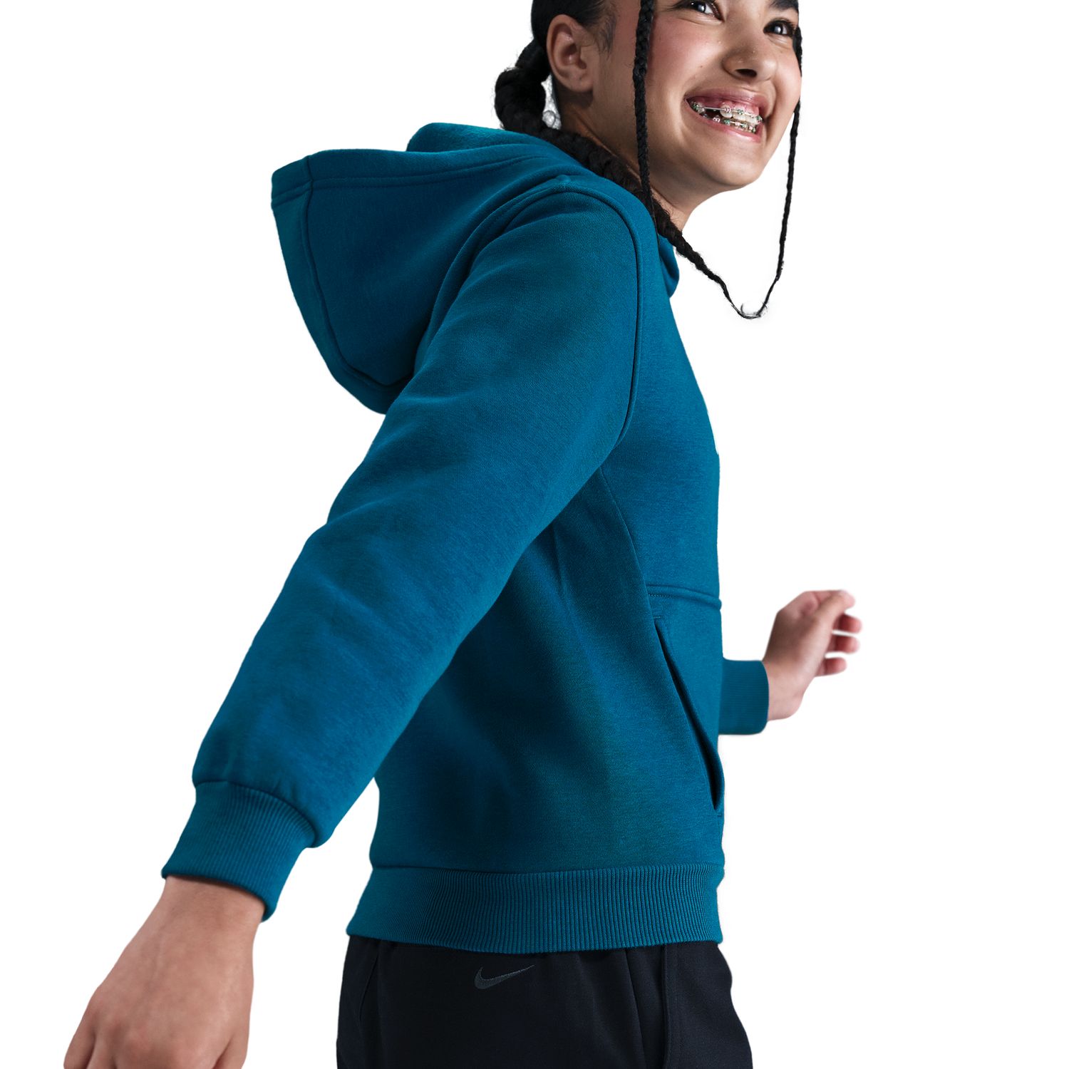 Sweatshirt de Criança KM Kylian Mbappé Club Fleece Azul-5