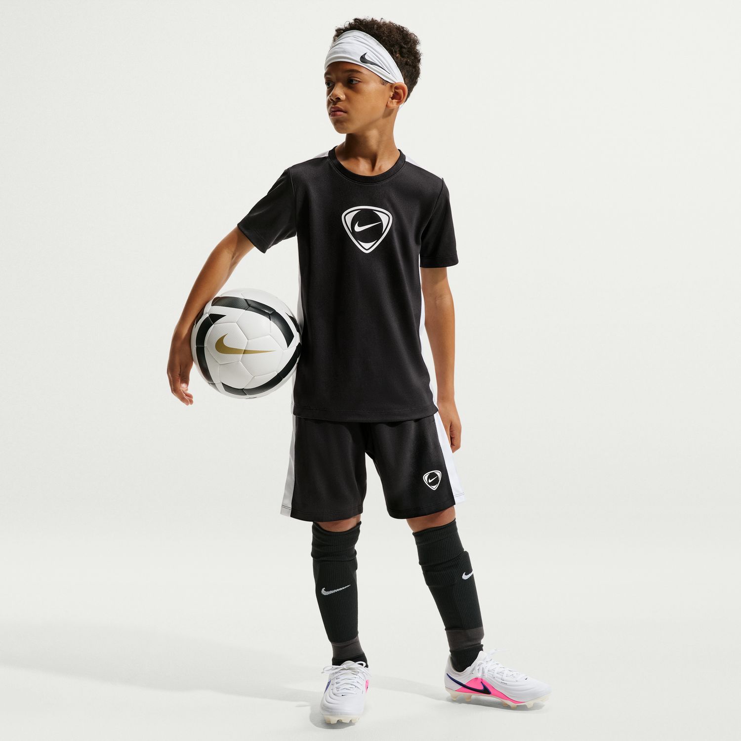 T-shirt de Criança Academy+ Preto-3