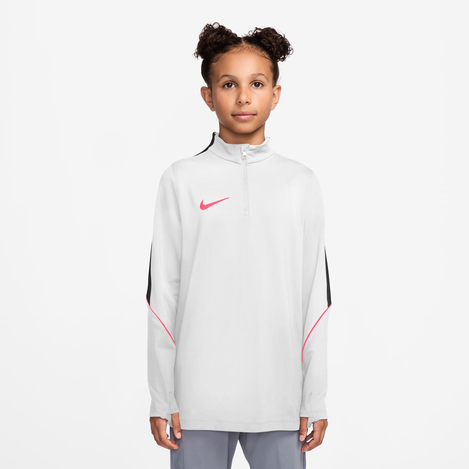 T-shirt de Criança Dri-FIT Strike Drill Top Branco-1