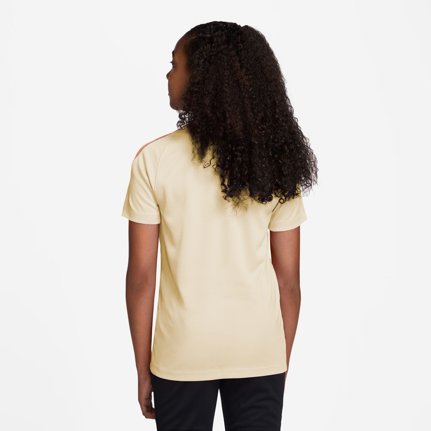 T-shirt de Criança Dri-FIT Strike Bege-2