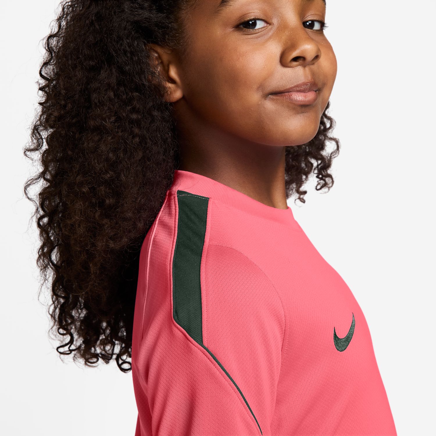 T-shirt de Criança Dri-FIT Strike Rosa-3