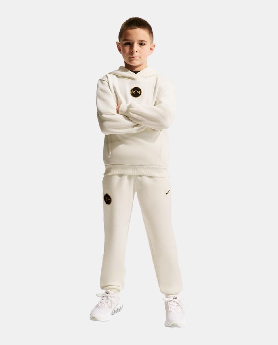 Sweatshirt de Futebol de Criança Club Kylian Mbappé Bege-4