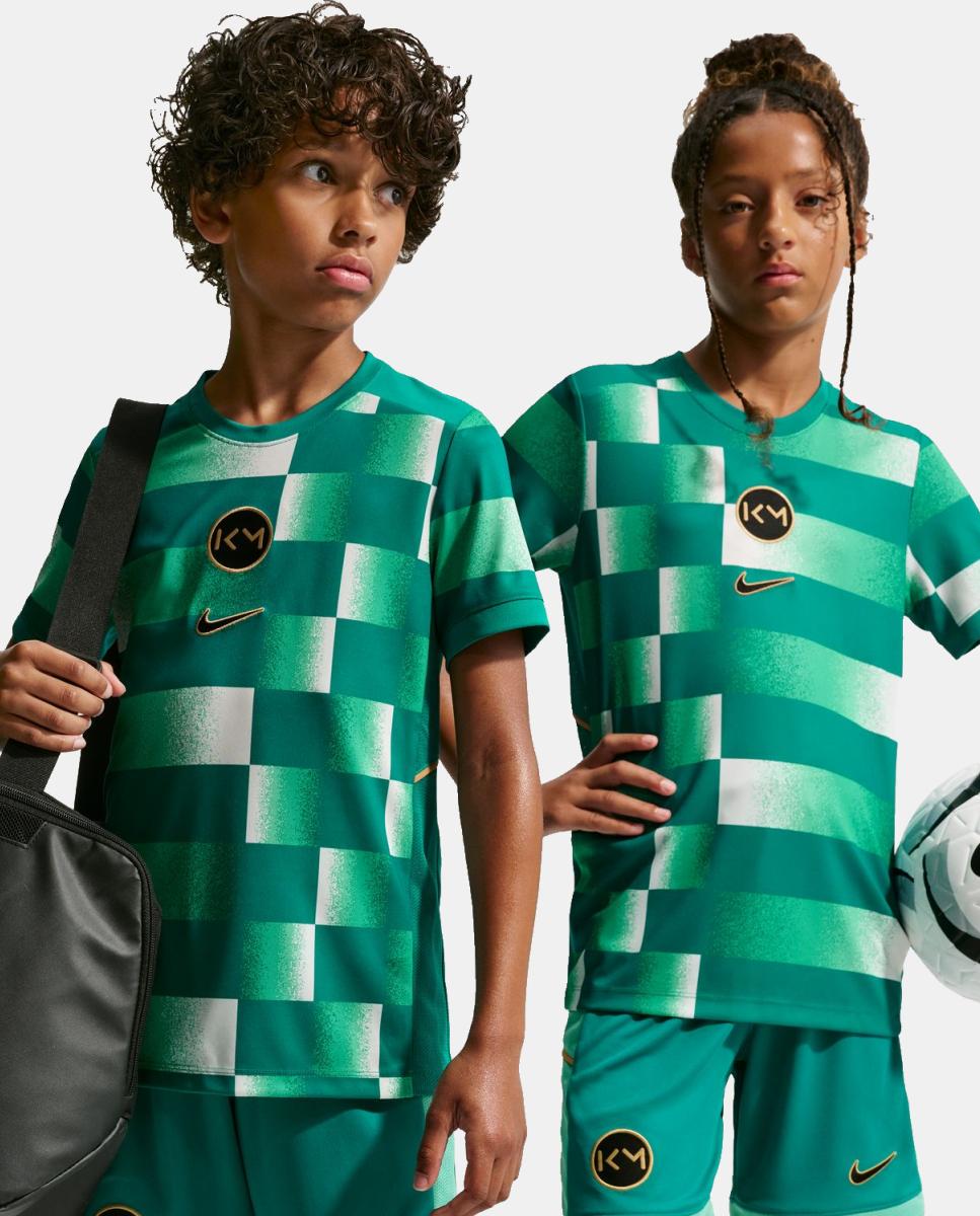 Imagen 0 de Camiseta de niños Kylian Mbappé Academy 25 Nike Verde