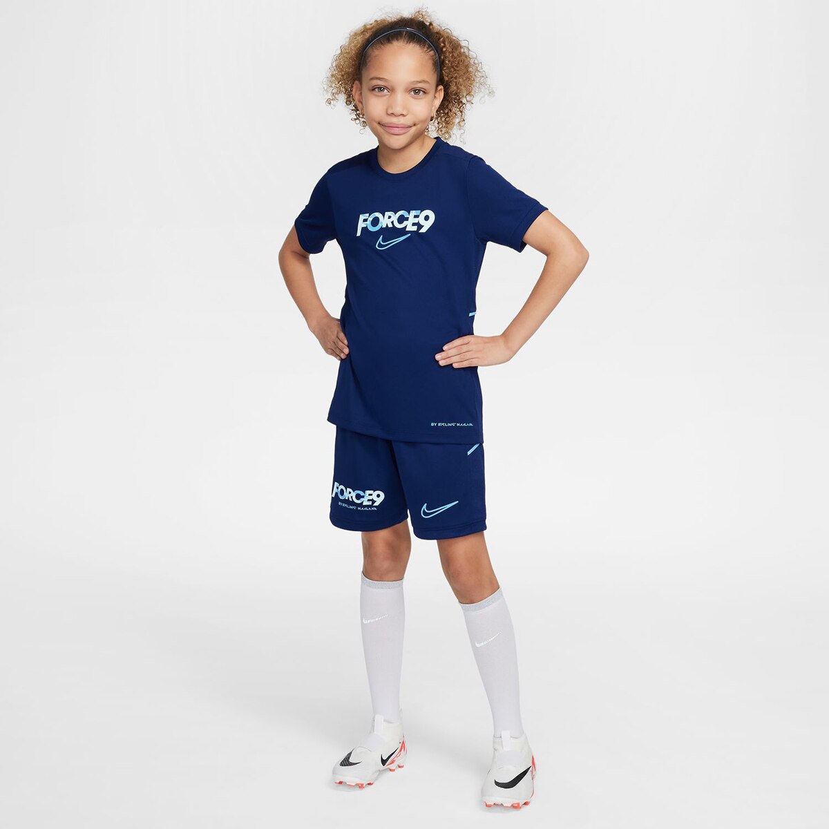 Calções de Criança Dri-Fit Academy 25 EH Azul-7