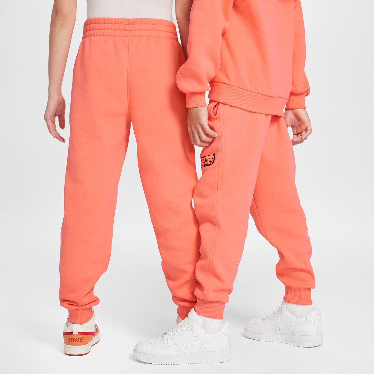 Calças de Criança Club Fleece Jogger Laranja-2