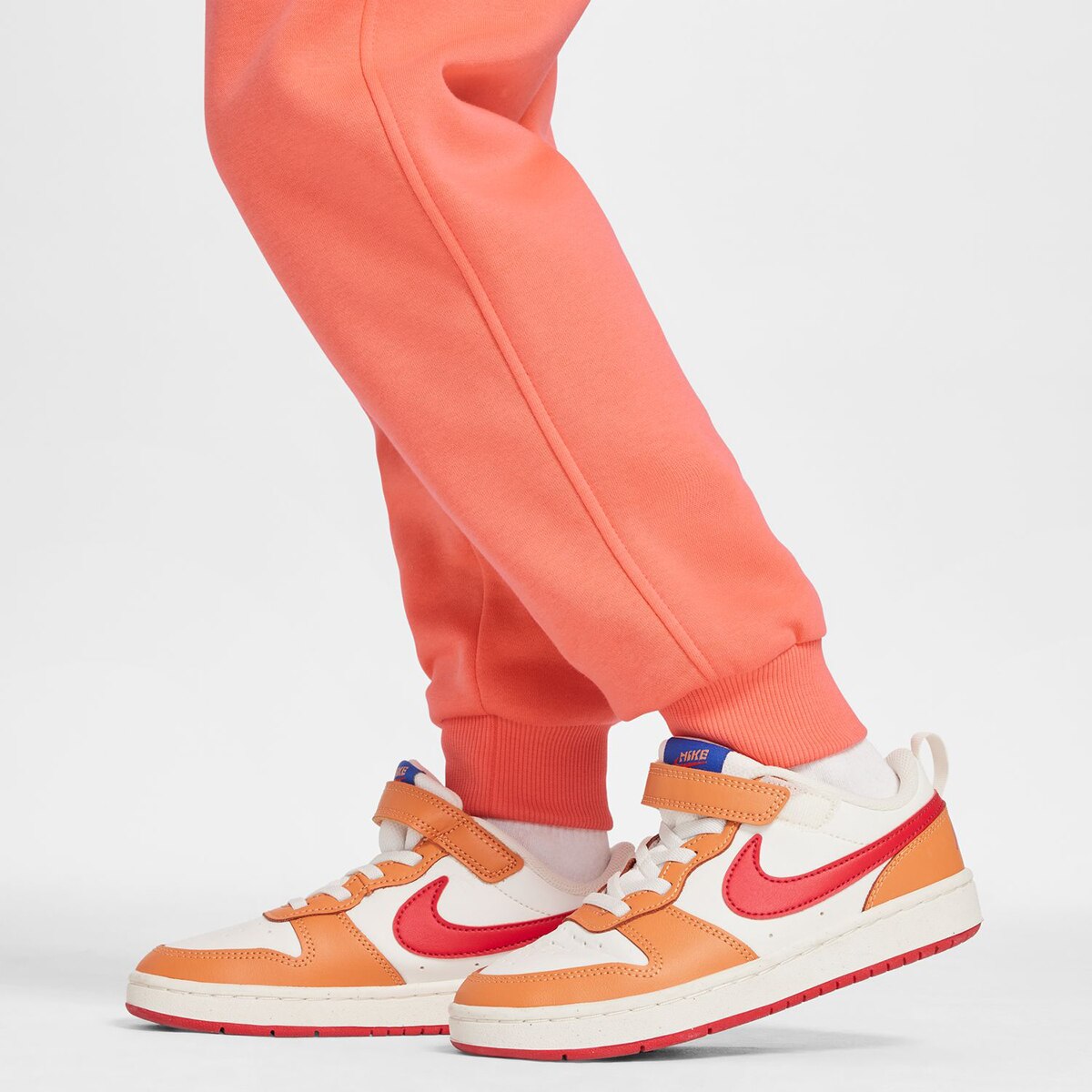 Calças de Criança Club Fleece Jogger Laranja-6