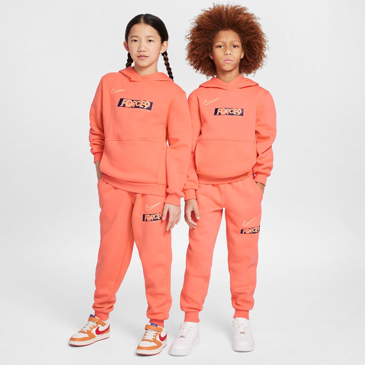 Calças de Criança Club Fleece Jogger Laranja-7