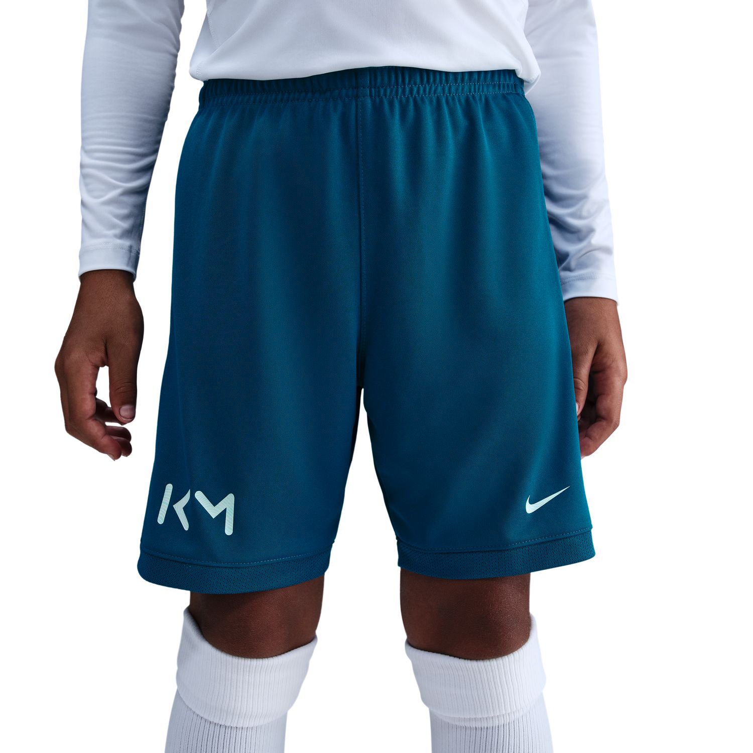 Calções de Criança KM Kylian Mbappé Academy25 Azul-3