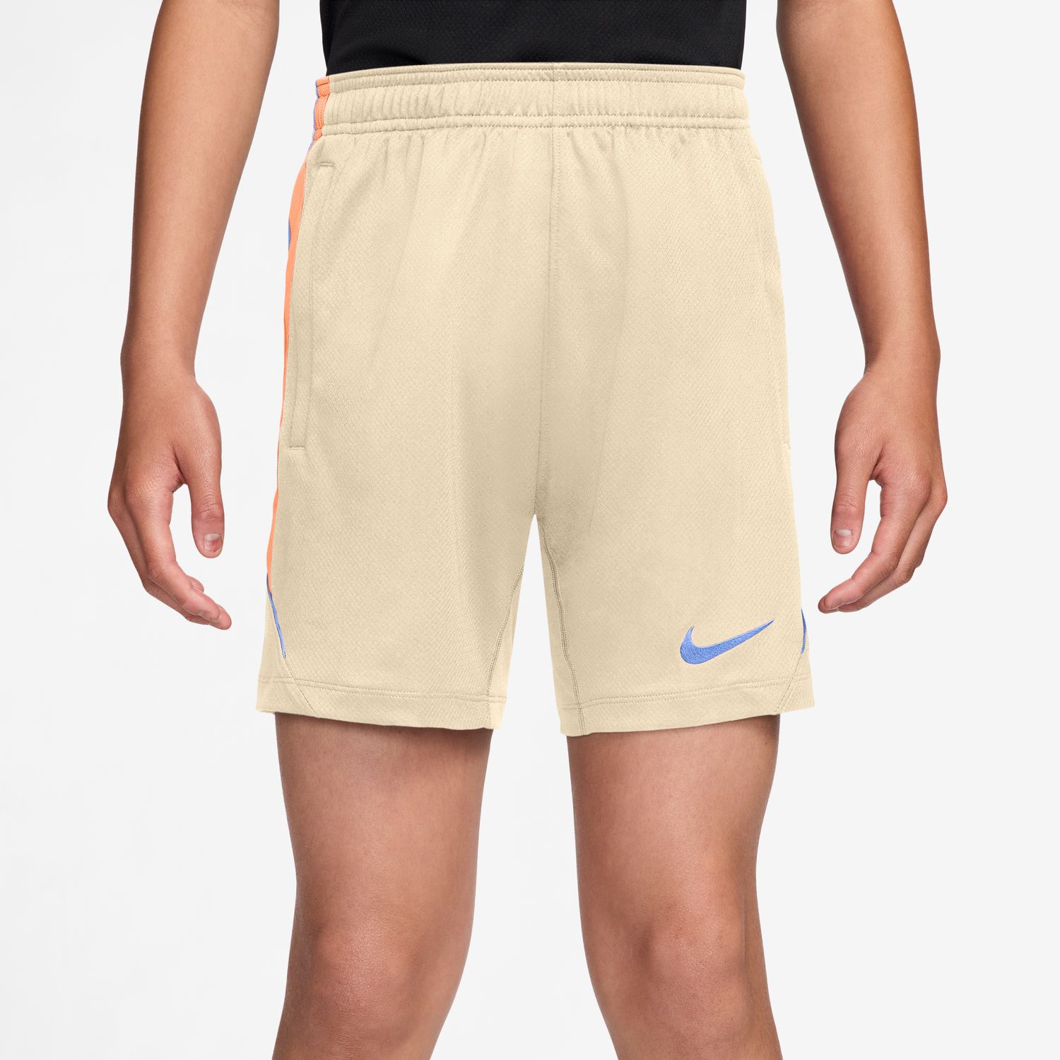 Calções de criança Dri-FIT Strike Bege-1