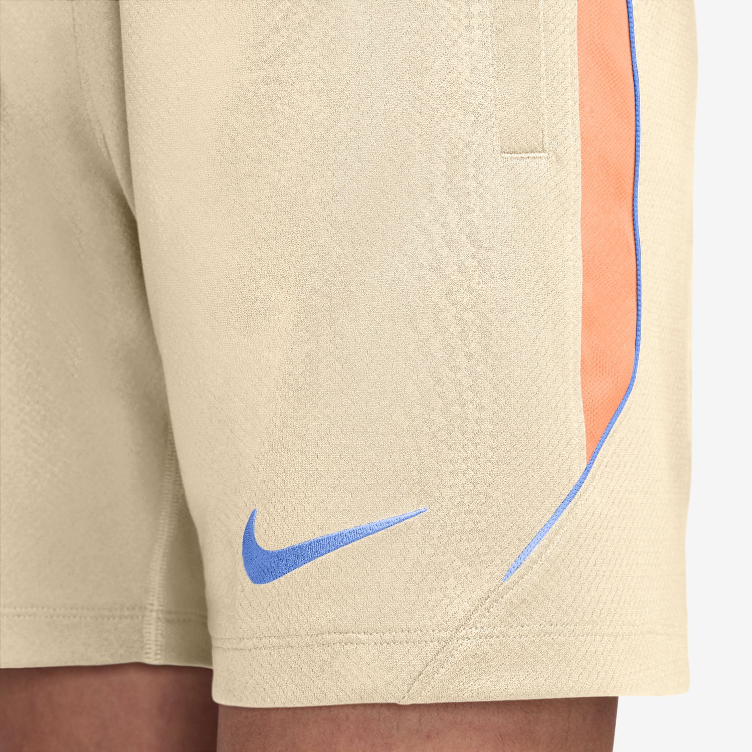 Calções de criança Dri-FIT Strike Bege-4