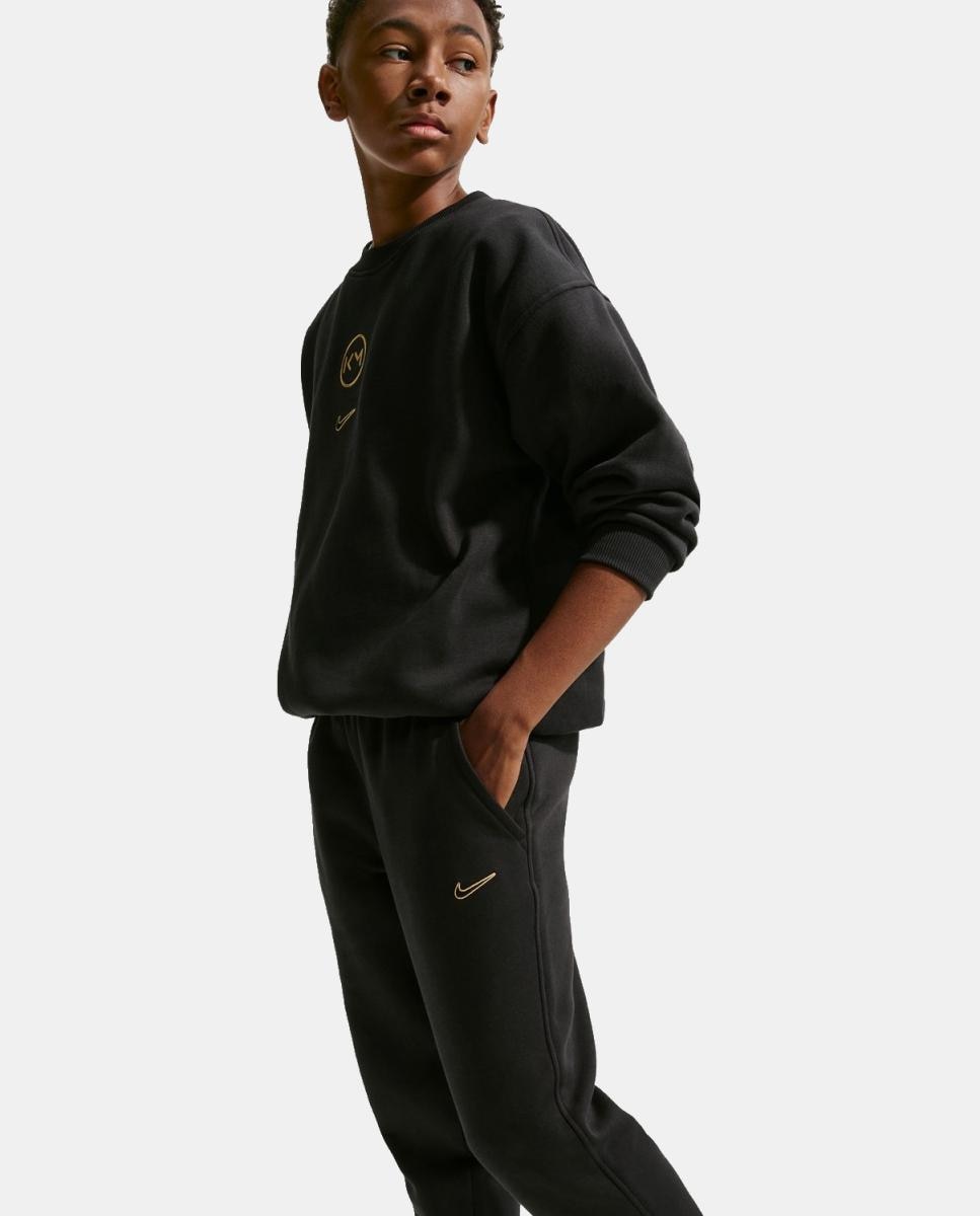 Calças de Criança Kylian Mbappé Club Fleece Preto-3