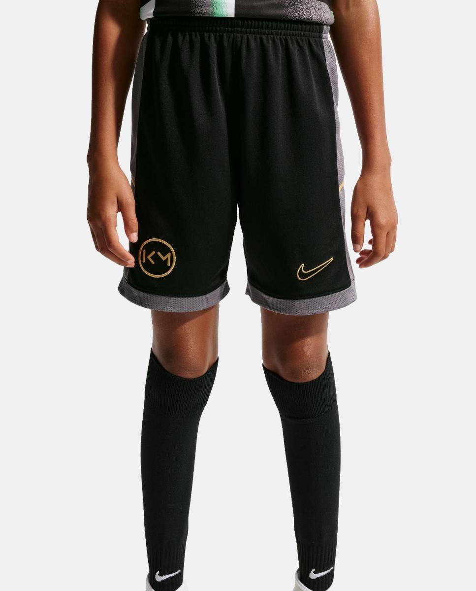 Calções de Futebol de Criança Academy 25 Kylian Mbappé Preto-3