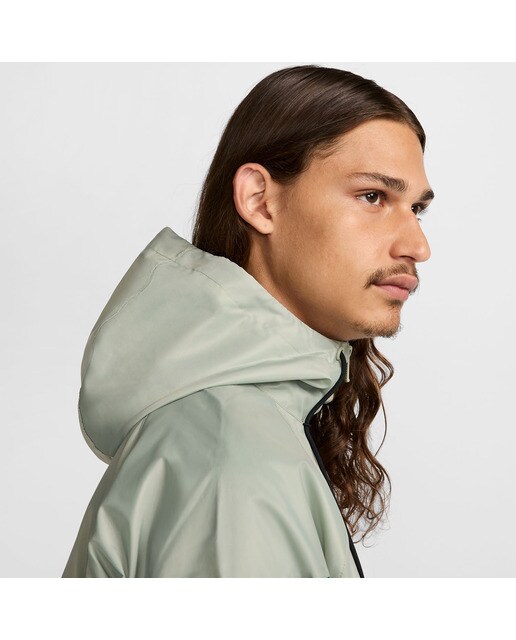 Casaco de Homem Sportswear Heritage Essentials Windrunner Preto / Verde-6
