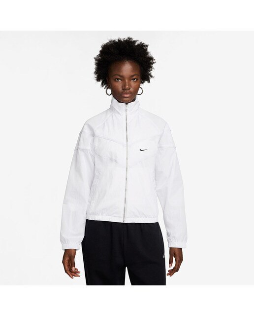 Casaco Corta-Vento de Mulher Windrunner Branco-1