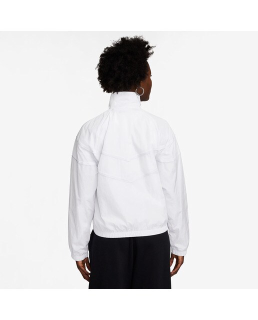 Casaco Corta-Vento de Mulher Windrunner Branco-2