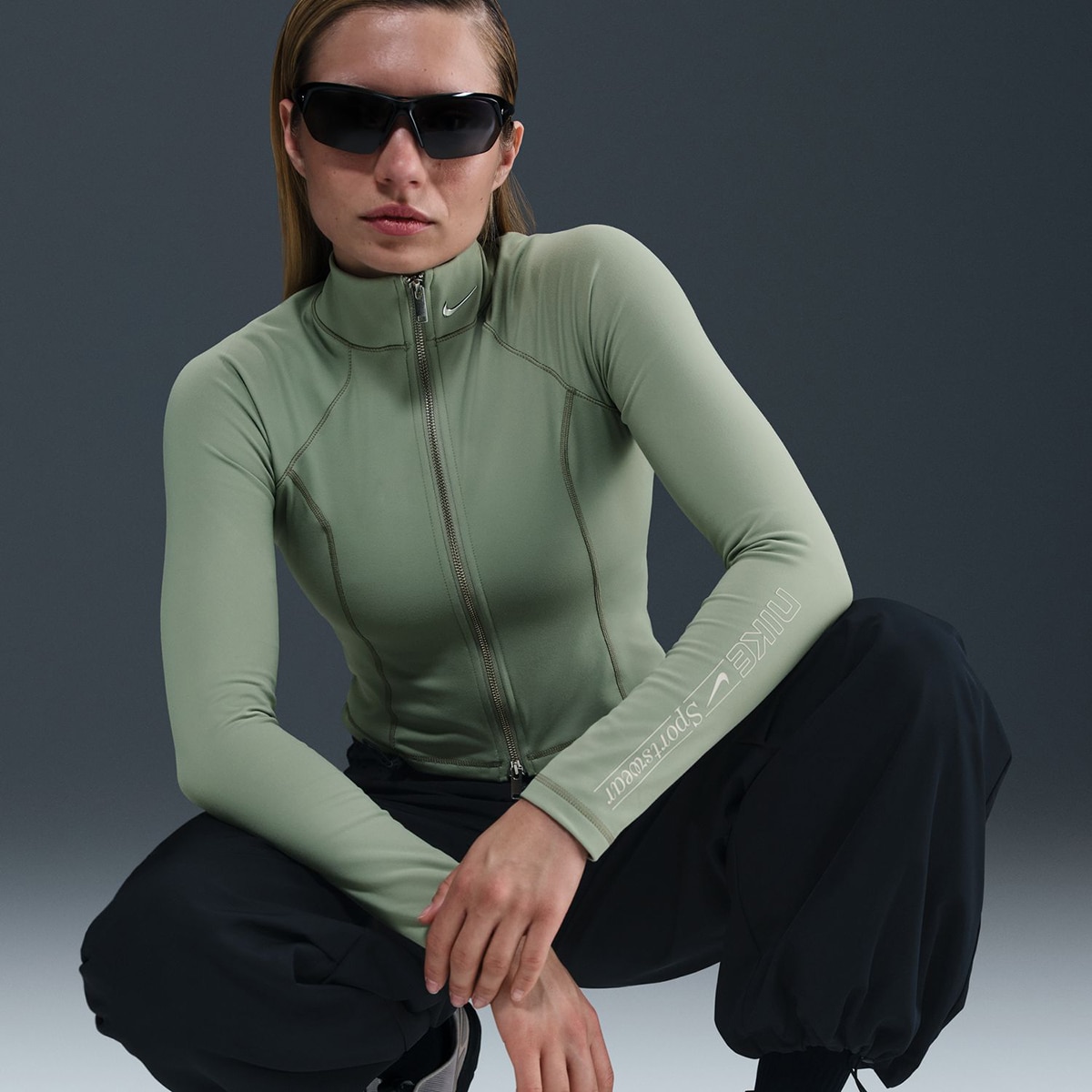 Casaco de mulher Sportswear Nike Verde-3