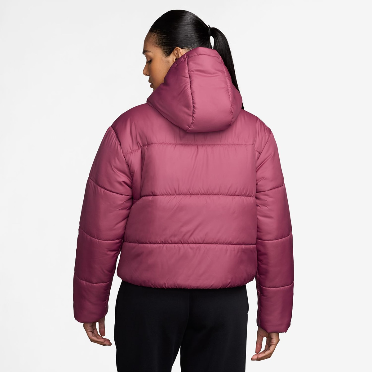 Casaco de Mulher Sportswear Classic Puffer Rosa-2