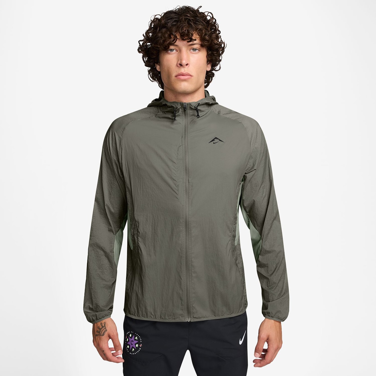 Casaco Corta-Vento de Homem Trail Aireez Verde-1