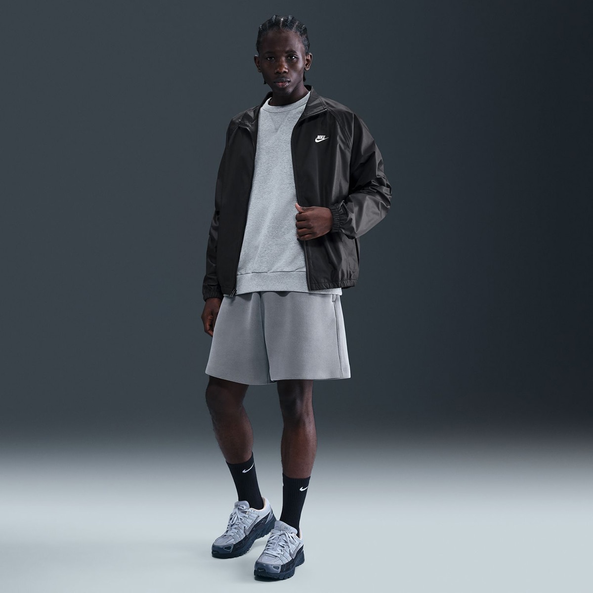 Casaco de Homem Club Woven Bomber Preto-1