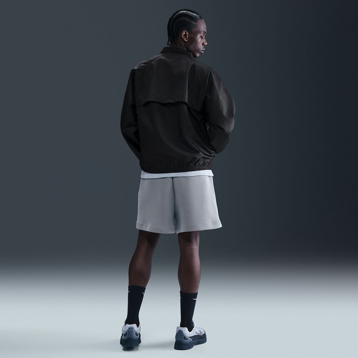 Casaco de Homem Club Woven Bomber Preto-2
