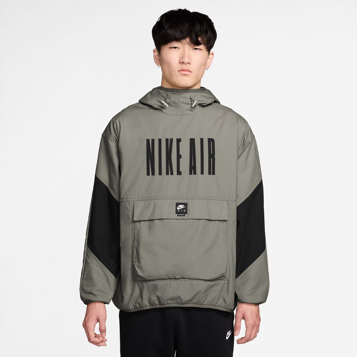 Sweatshirt de homem Air Nike Cinzento esverdeado-1