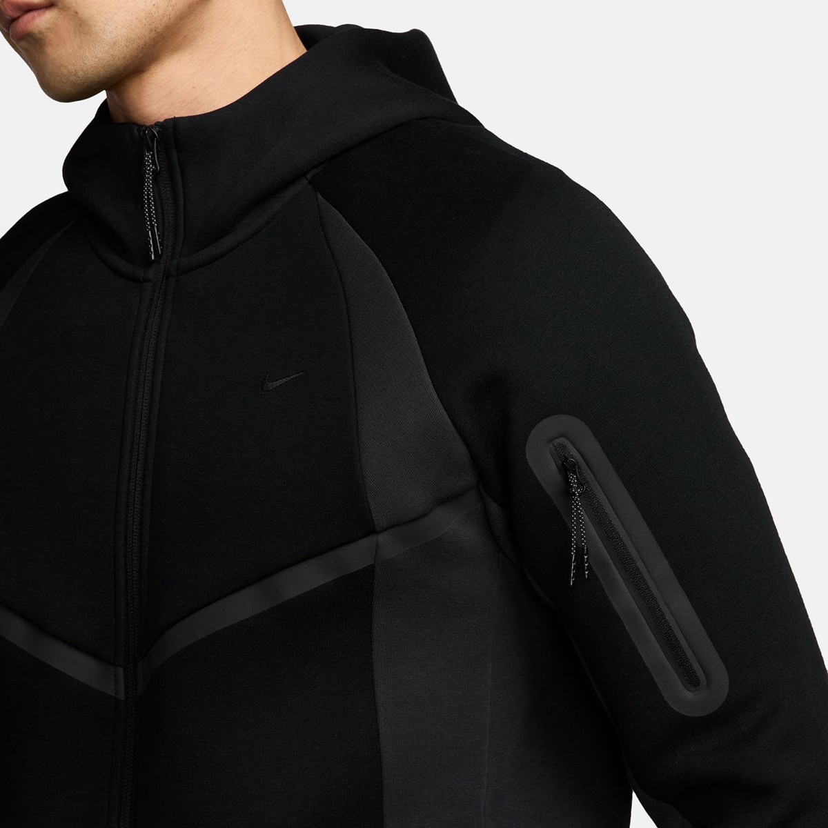 Sweatshirt de Homem Tech Preto-3