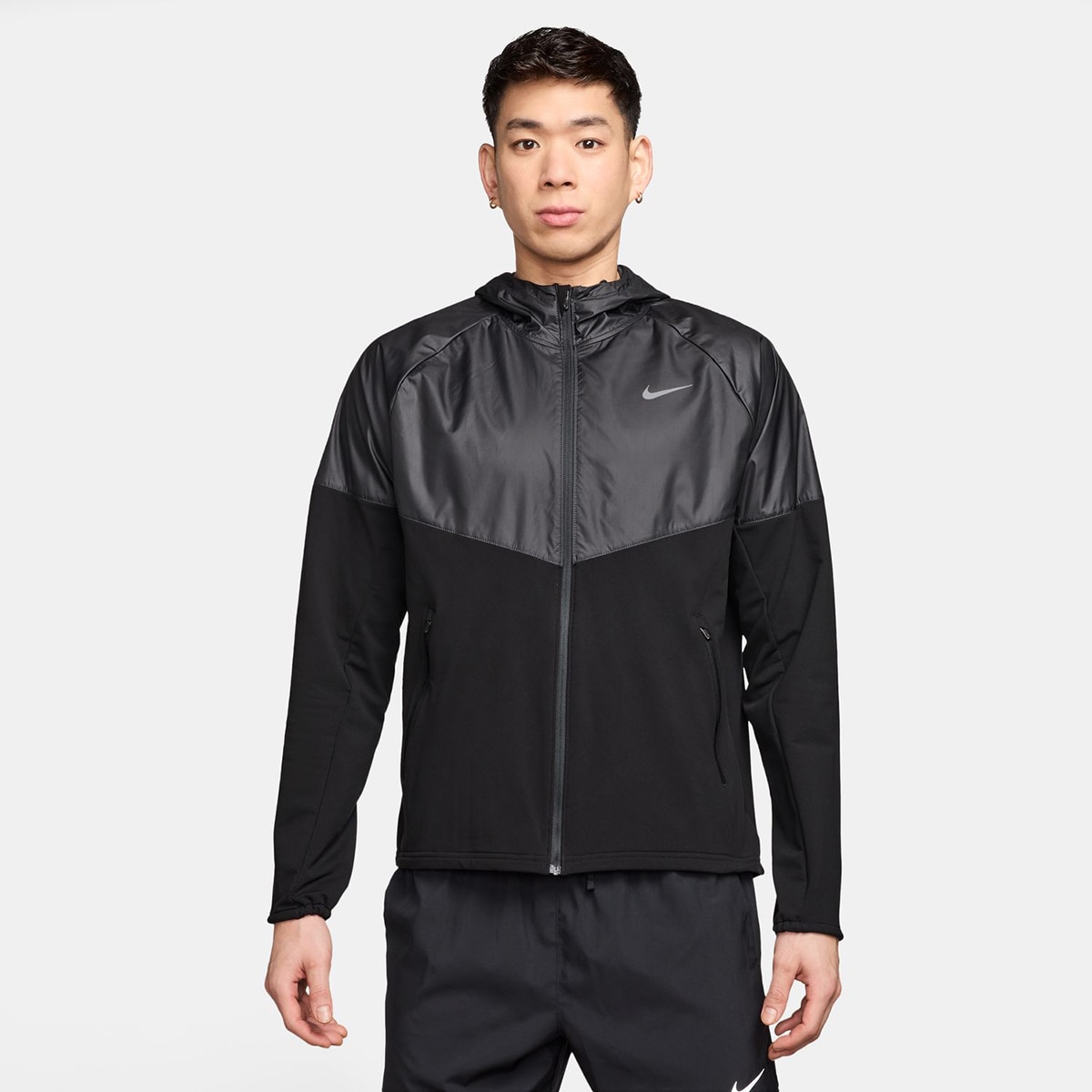 Casaco Corta-Vento de Homem Miler Preto-1
