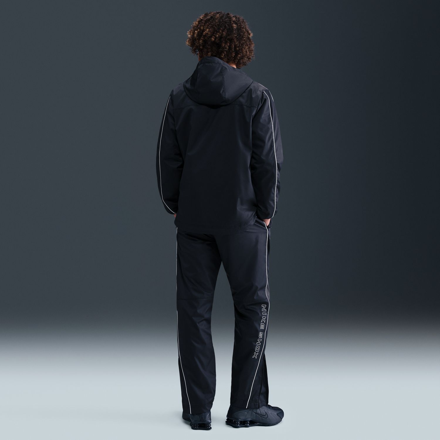 Sweatshirt de Homem Sportswear Shox Preto-2
