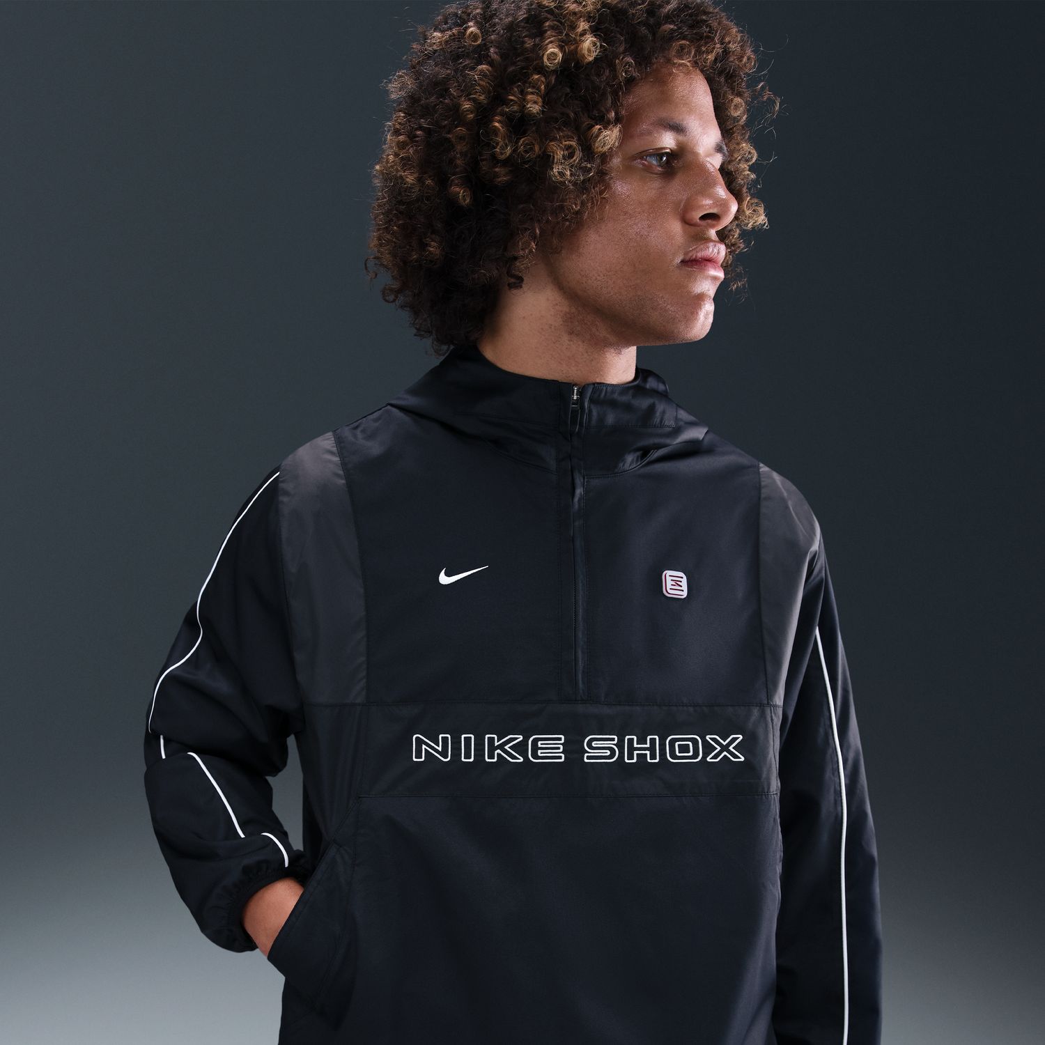 Sweatshirt de Homem Sportswear Shox Preto-3