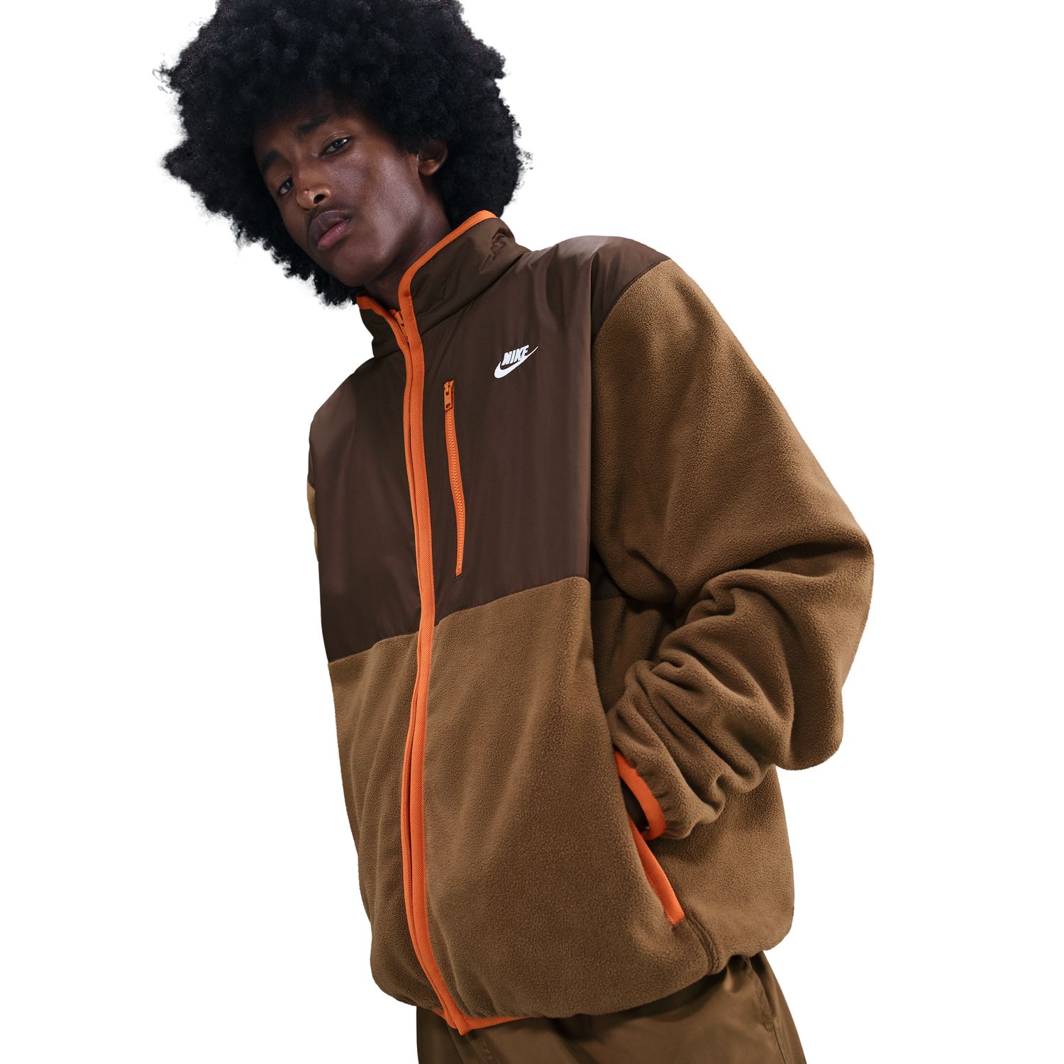Sweatshirt de Homem Club Winterized Castanho-3