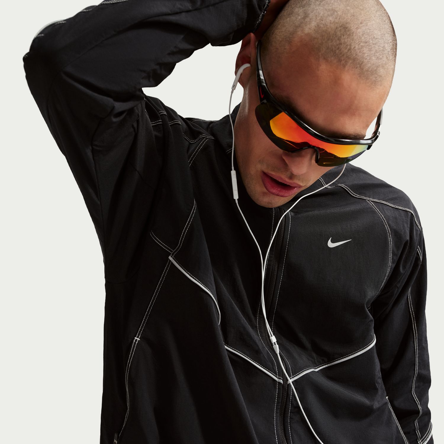Casaco de Homem DF Retro Track Jkt Preto-6