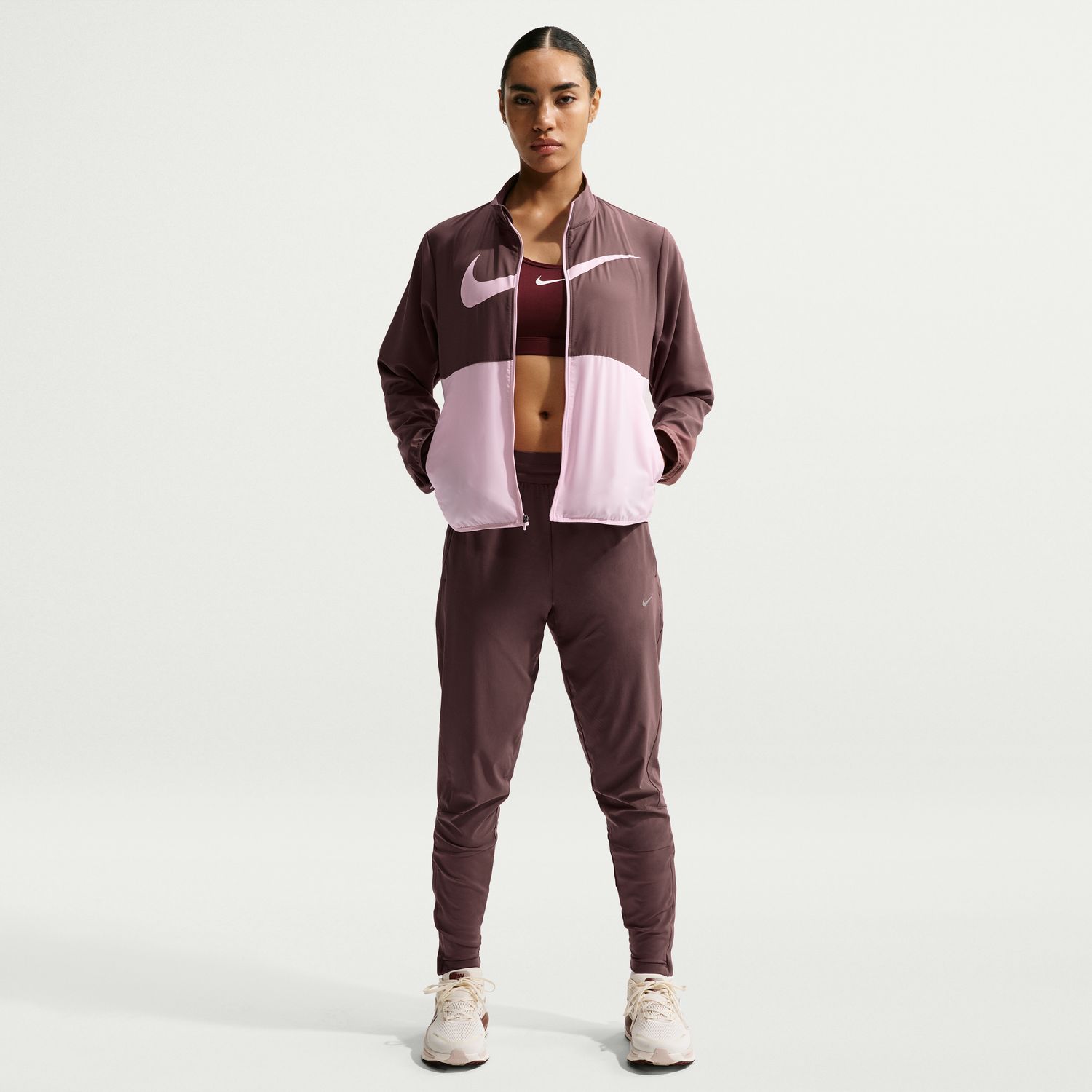 Casaco de Mulher Tempo Swoosh Run Roxo-3
