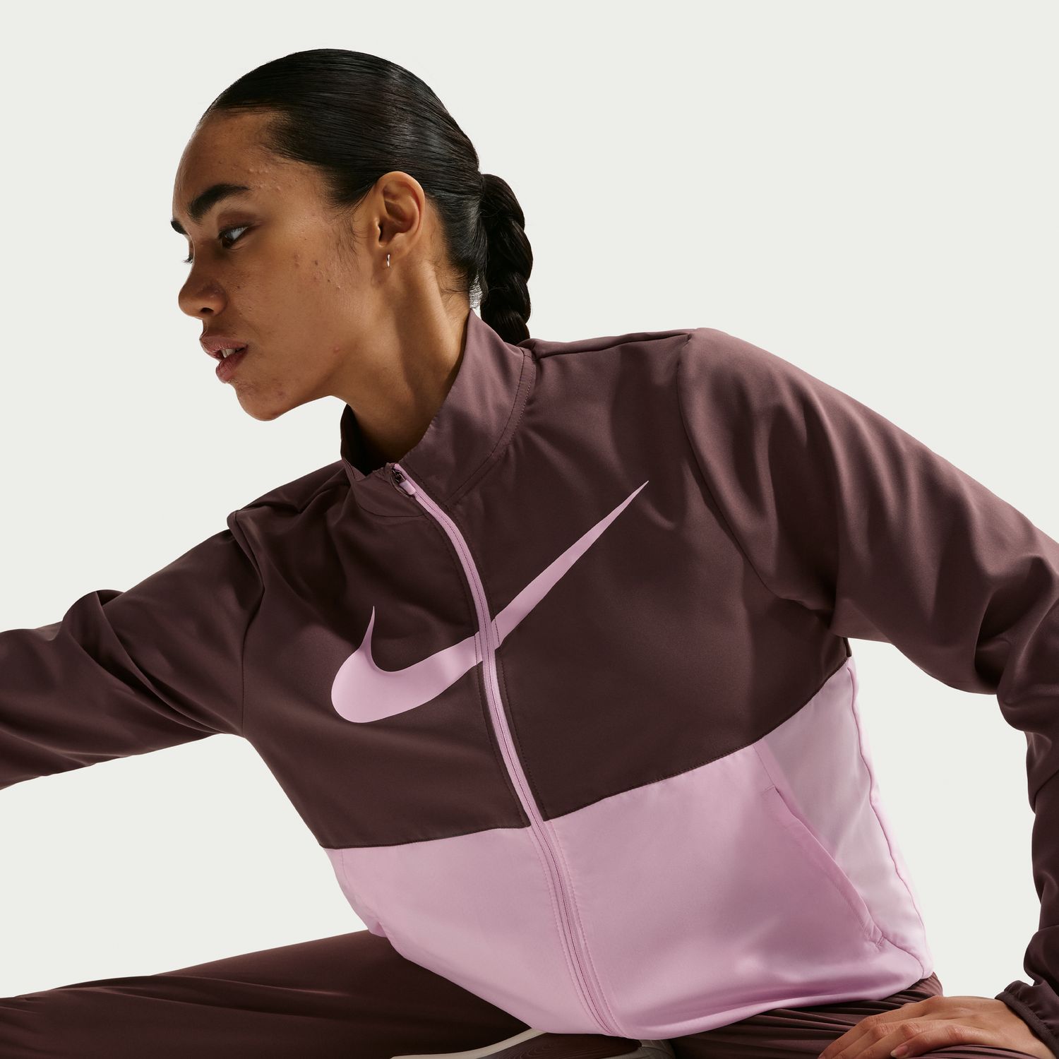Casaco de Mulher Tempo Swoosh Run Roxo-5