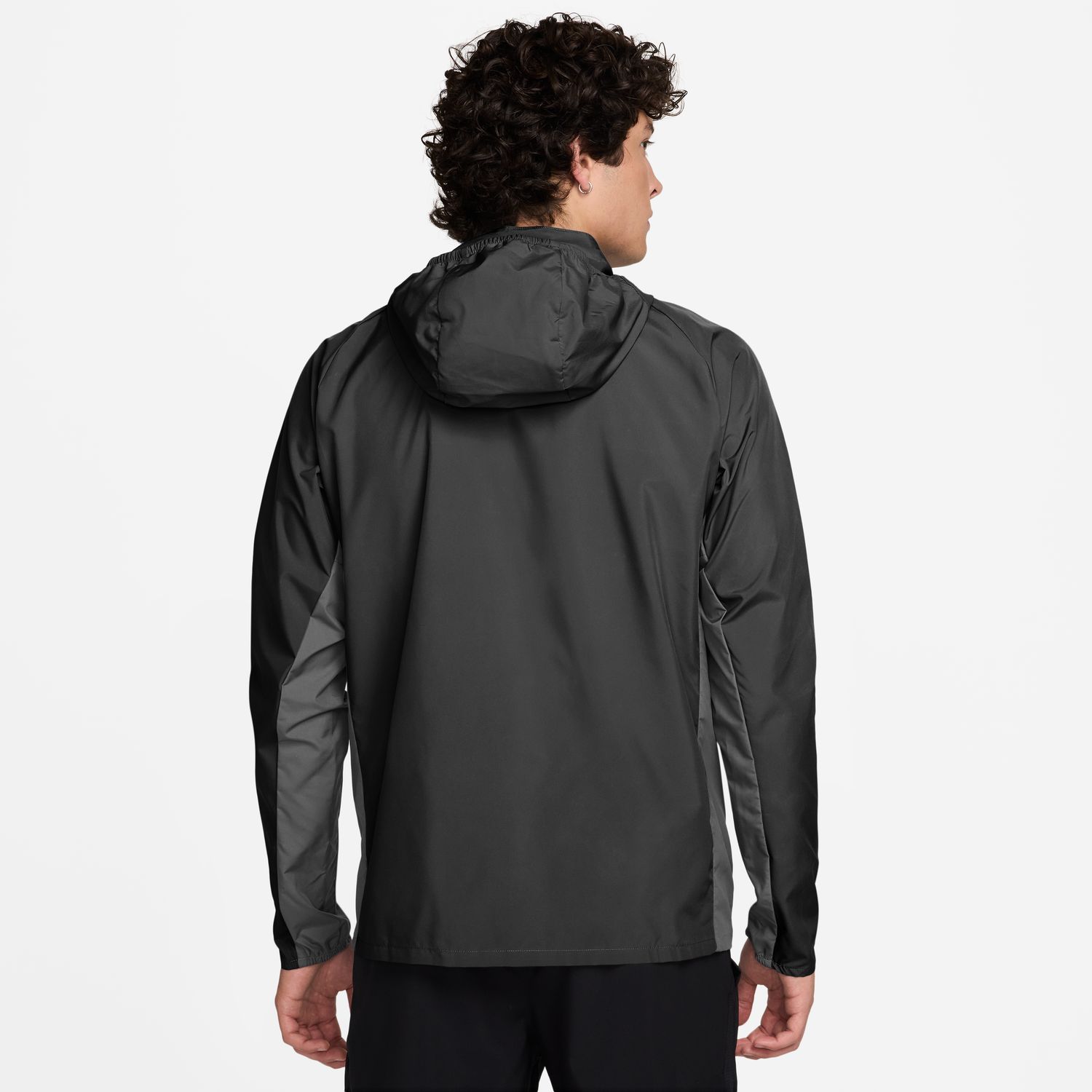 Casaco Corta-Vento de Running de Homem Miler Men's Repel UV Protection Running Jacket Preto-2