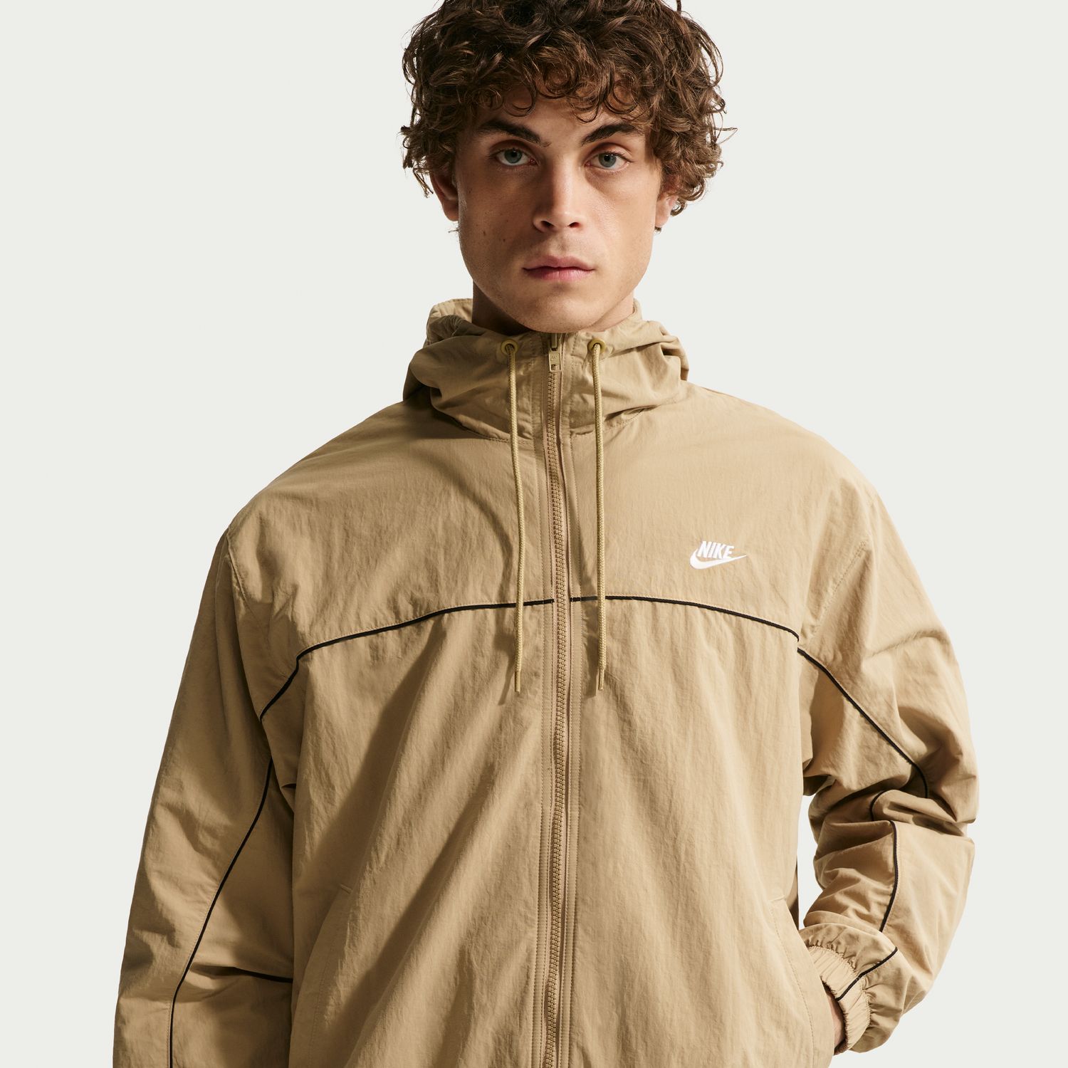 Casaco de Homem M Nk Club Athlete Hd Jacket Castanho-3