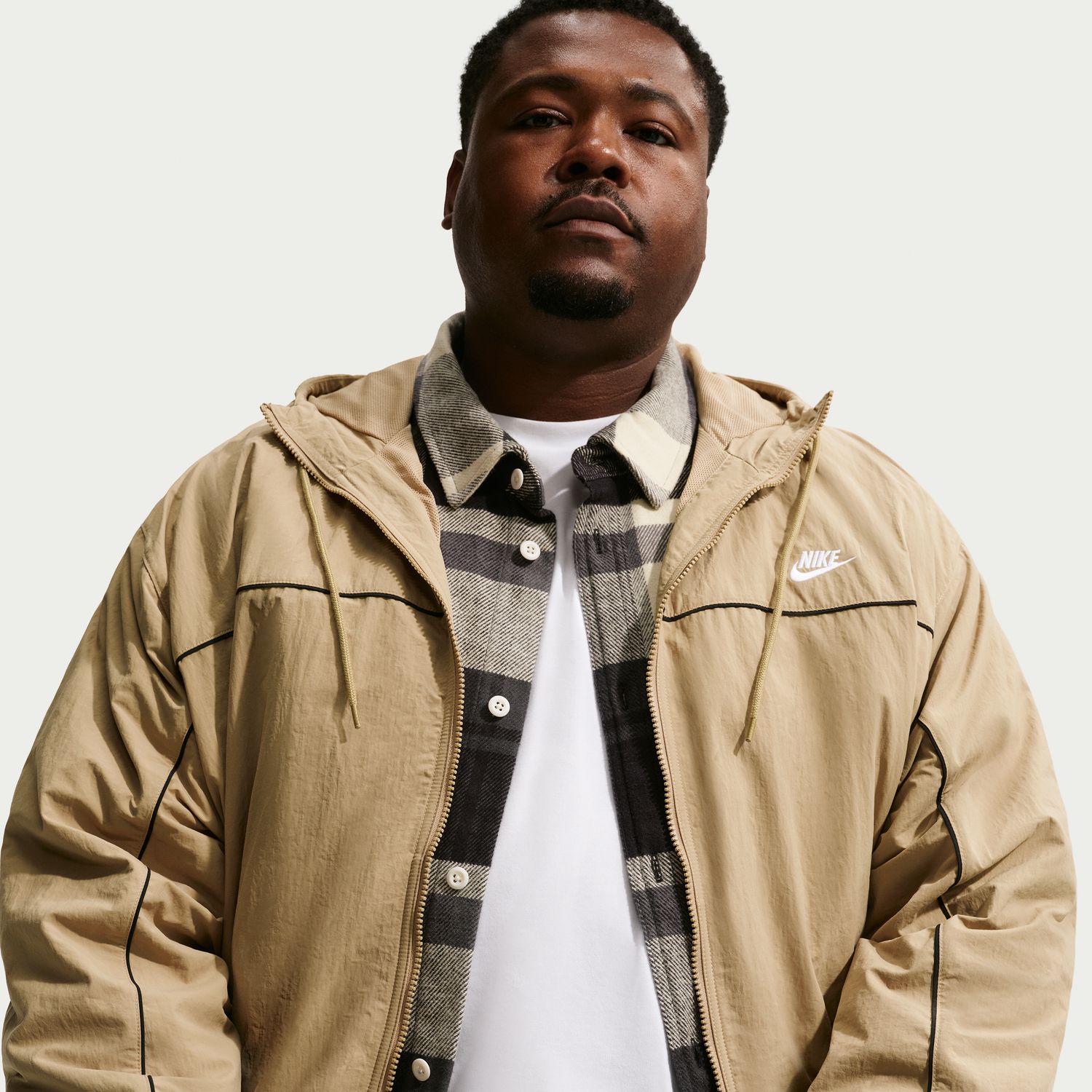 Casaco de Homem M Nk Club Athlete Hd Jacket Castanho-8