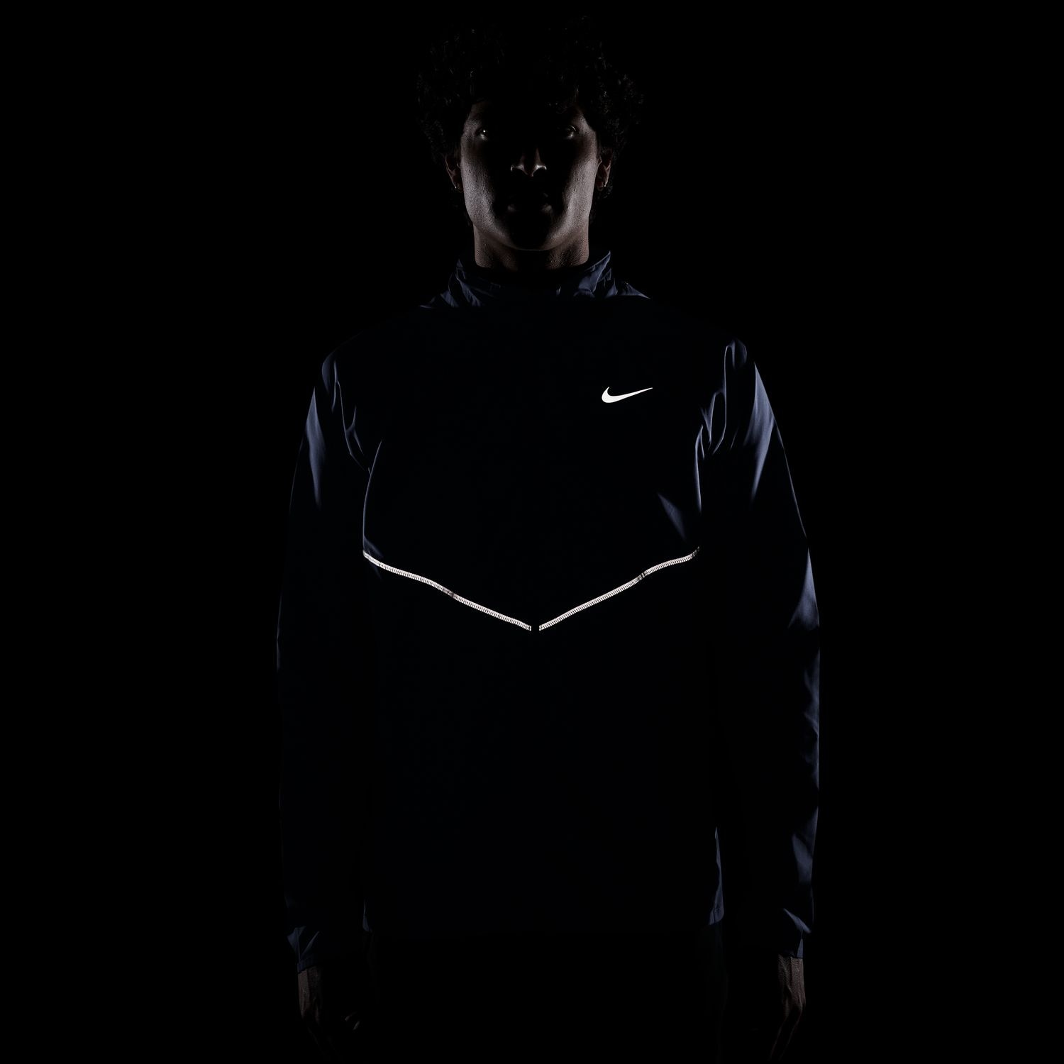 Casaco Corta-Vento de Homem M Nk Uv Rpl Miler Jkt Azul-4